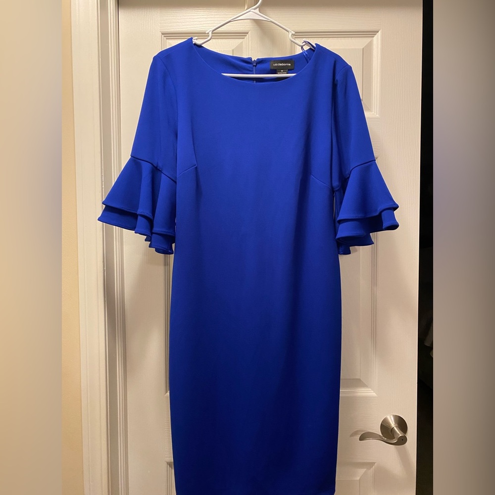 Liz Claiborne Blue Dress Size 10. Brand new. Perfect condition.